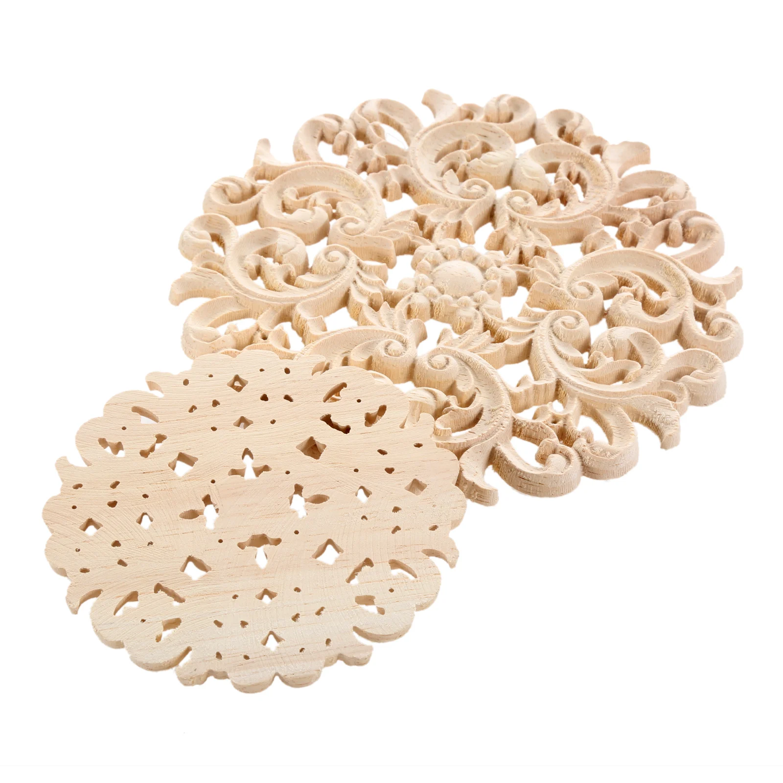 1 pc unpainted classical accessory decorative round flower carved natural wood decal furniture accessories for door cabinets
1 pc unpainted classical accessory decorative round flower carved natural wood decal furniture accessories for door cabinets
