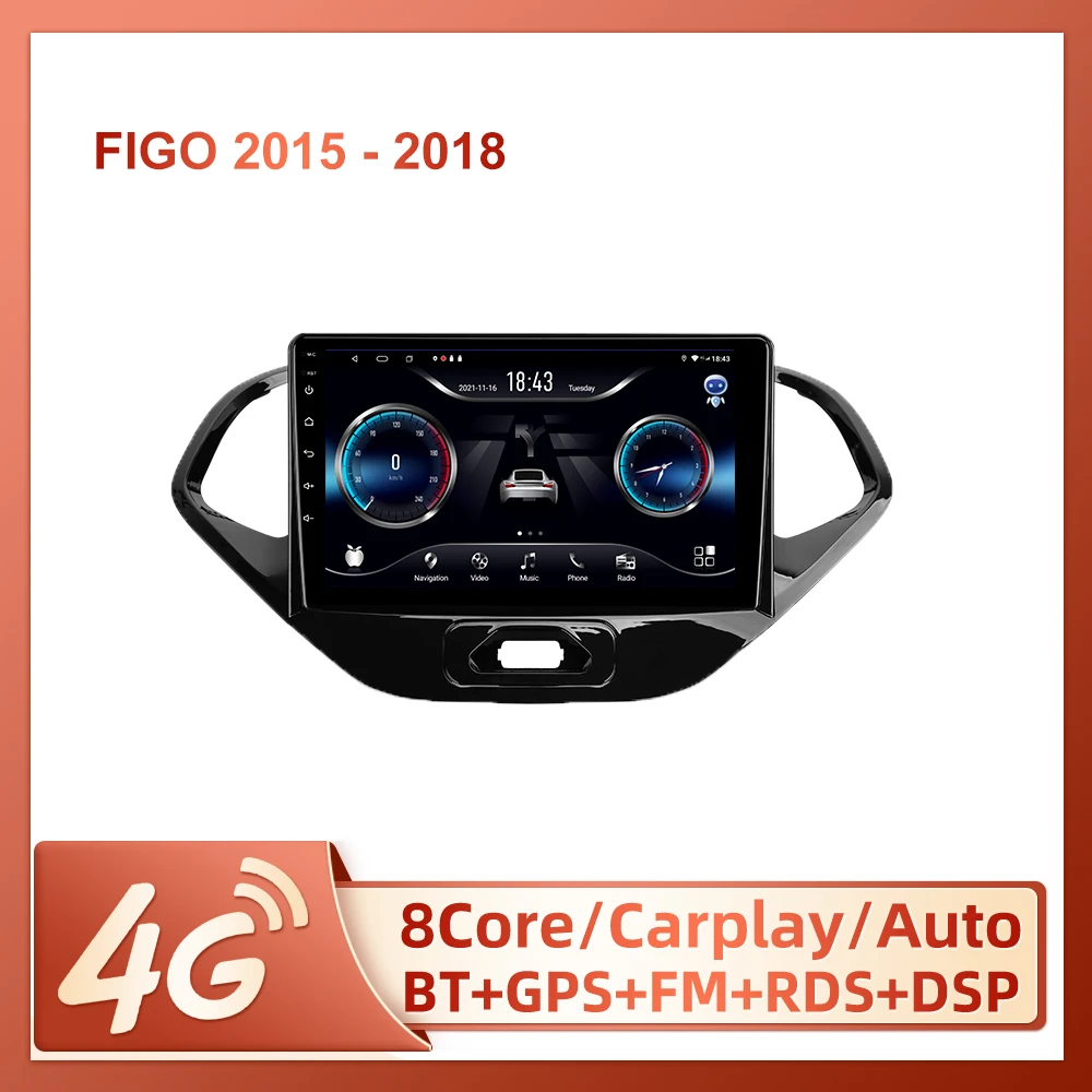 JIULUNET For Ford Figo 2015 - 2018 Car Radio Ai Voice Carplay Multimedia Video Player Navigation 2Din Android
JIULUNET For Ford Figo 2015 - 2018 Car Radio Ai Voice Carplay Multimedia Video Player Navigation 2Din Android