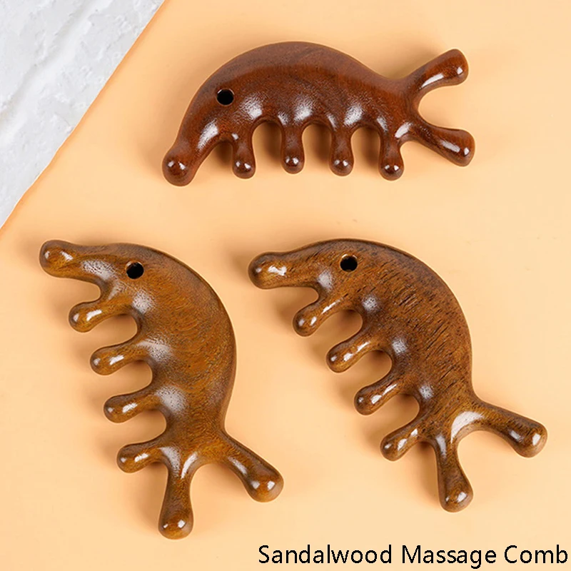 Sandalwood Massage Comb Meridians Comb Health Hair Therapy Wooden Comb 
Sandalwood Massage Comb Meridians Comb Health Hair Therapy Wooden Comb
