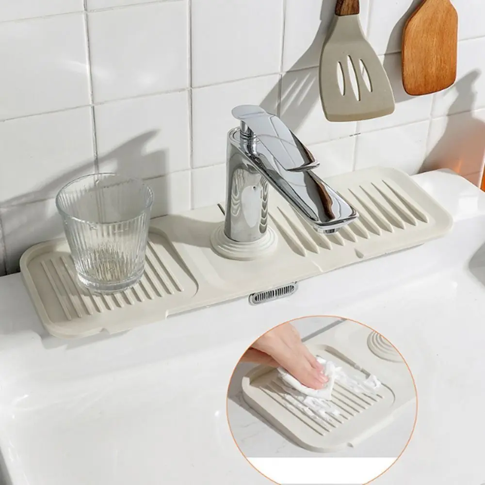 Kitchen Silicone Faucet Sink Splash Guard Mat Faucet Drainage Pad Non Slip Soap Mat Kitchen Bathroom Countertop Protection Mats
Kitchen Silicone Faucet Sink Splash Guard Mat Faucet Drainage Pad Non Slip Soap Mat Kitchen Bathroom Countertop Protection Mats