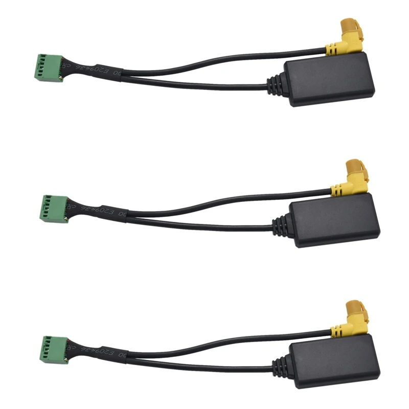 3X Wireless Mmi 3G Ami 12-Pin Bluetooth Aux Cable Adapter Wireless Audio Input For- Q5 A6 A4 Q7 A5 S5
3X Wireless Mmi 3G Ami 12-Pin Bluetooth Aux Cable Adapter Wireless Audio Input For- Q5 A6 A4 Q7 A5 S5