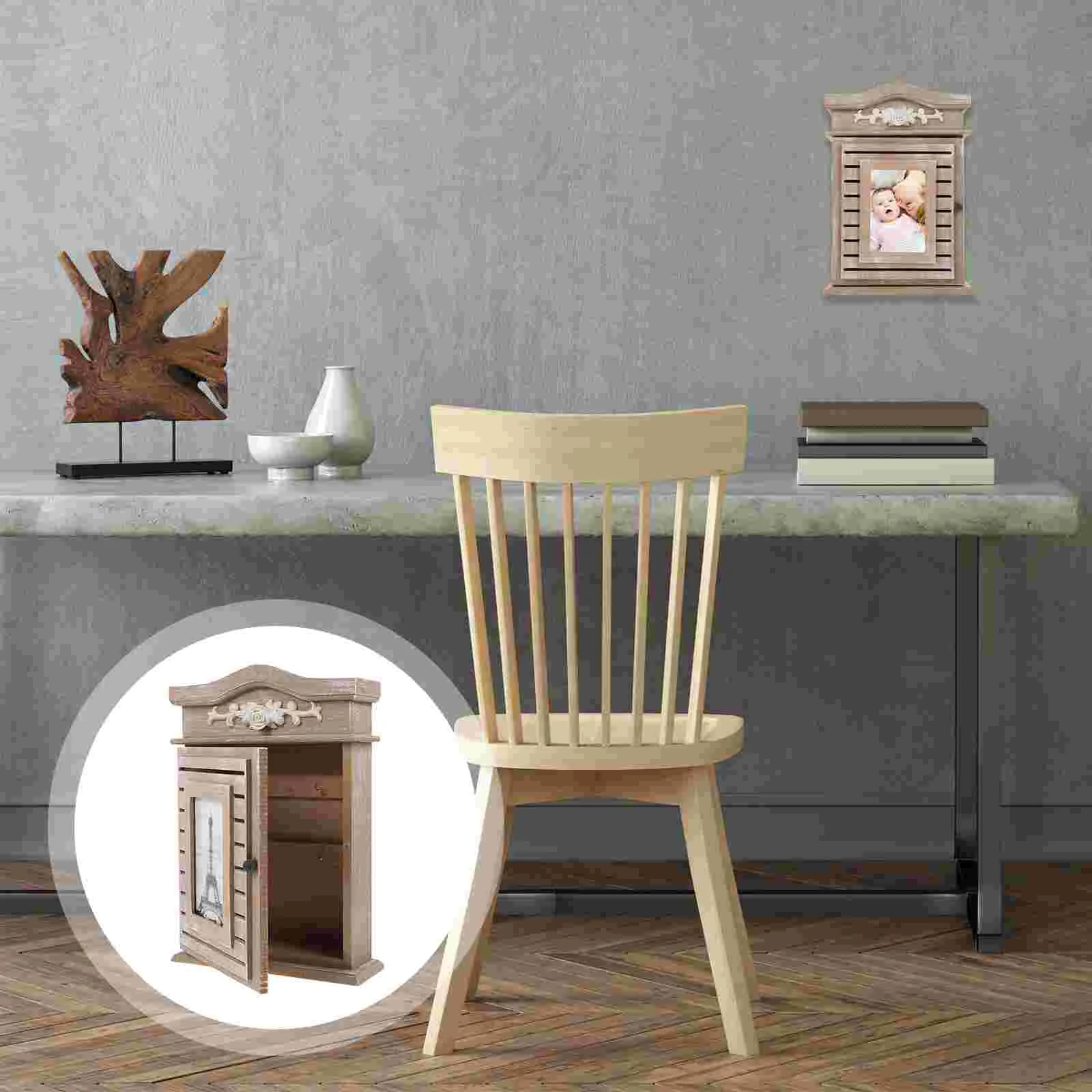 Wall Mounted Hooks Wooden Key Locker Photo Holder Cabinet Living Room Case Bamboo
Wall Mounted Hooks Wooden Key Locker Photo Holder Cabinet Living Room Case Bamboo