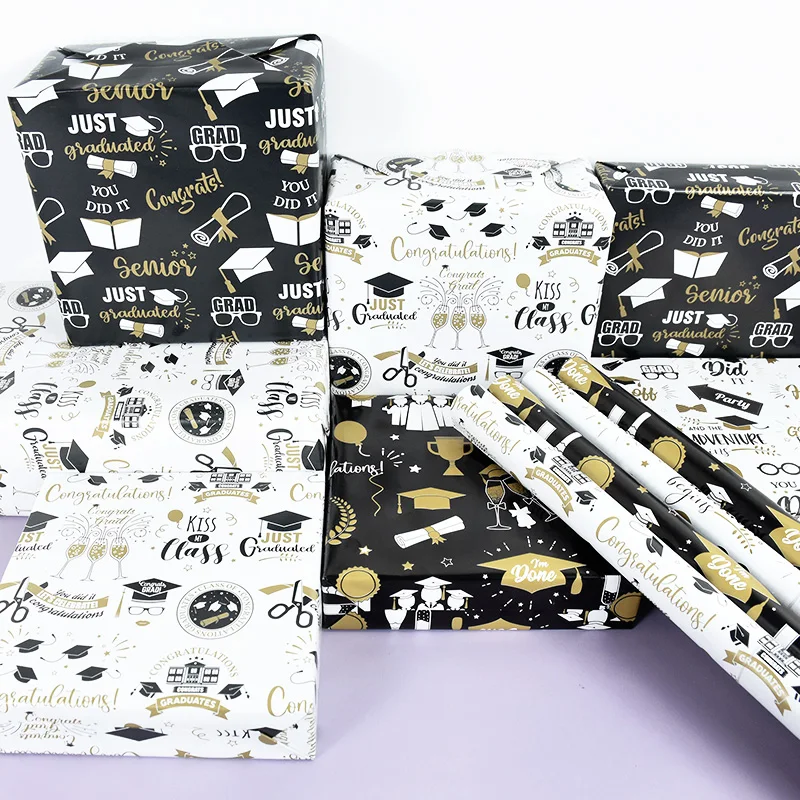 49x70cm Graduation Craft Paper School Graduate Gift Decoration Paper DIY Handmade Craft Floral Packaging Gift Box Wrapping Paper
49x70cm Graduation Craft Paper School Graduate Gift Decoration Paper DIY Handmade Craft Floral Packaging Gift Box Wrapping Paper