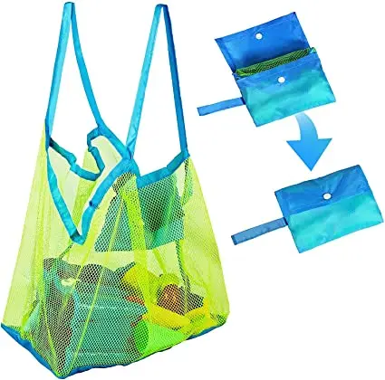 Portable Mesh Bag Storage Bag Cloth Organizer Beach Basket Travle Swimming Toys Storage Bags Large Capacity
Portable Mesh Bag Storage Bag Cloth Organizer Beach Basket Travle Swimming Toys Storage Bags Large Capacity
