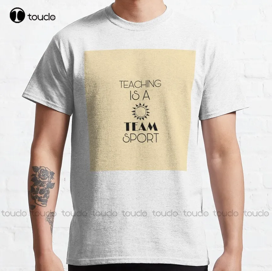 Teaching Is A Team Sport Sleeveless Top Classic T-Shirt Shirt Printing Fashion Creative Leisure Funny Harajuku T Shirt Xs-5Xl
Teaching Is A Team Sport Sleeveless Top Classic T-Shirt Shirt Printing Fashion Creative Leisure Funny Harajuku T Shirt Xs-5Xl