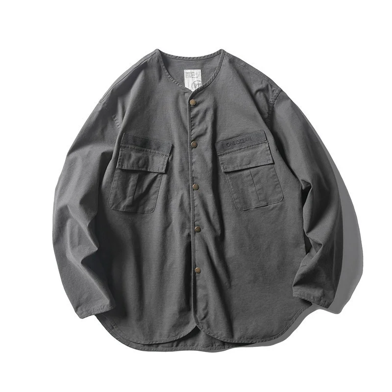 Spring Casual Shirt Jacket Outdoor Trekking Climbing Travel Workwear Camping Labor Cargo Solid Color Pocket Decoration Coat Men
Spring Casual Shirt Jacket Outdoor Trekking Climbing Travel Workwear Camping Labor Cargo Solid Color Pocket Decoration Coat Men