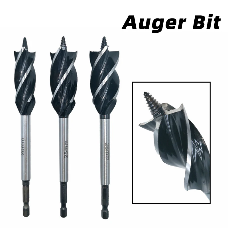 10-35mm Wood Hole Cutter HSS Twist Drill Bits Four Slot Blade Drill Woodworking Hex Shank Hole Saw For Door Lock Operner Tools
10-35mm Wood Hole Cutter HSS Twist Drill Bits Four Slot Blade Drill Woodworking Hex Shank Hole Saw For Door Lock Operner Tools
