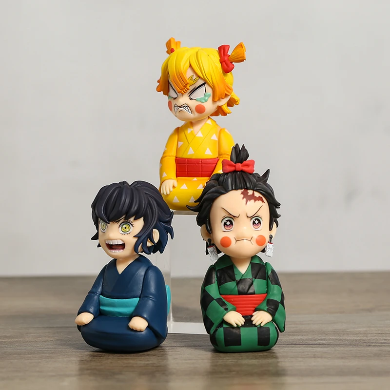 Игрушка из ПВХ для убийцы демонов, милая кукла Zenitsu Agatsuma Hashibira Inosuke, Коллекционная модель в подарок
Игрушка из ПВХ для убийцы демонов, милая кукла Zenitsu Agatsuma Hashibira Inosuke, Коллекционная модель в подарок
