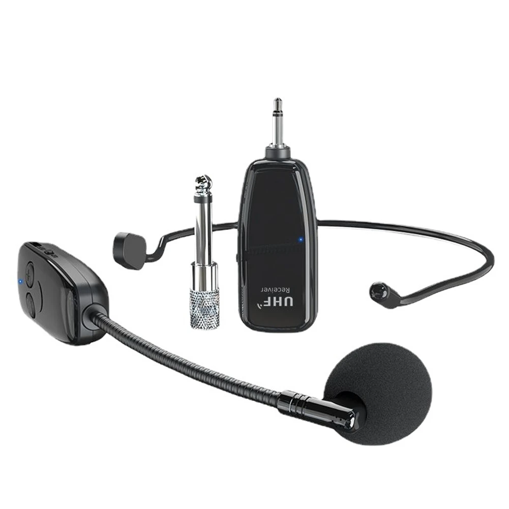 600-900MHz UHF Wireless Microphone System Rechargeable Headset Mic For Teach Speech Voice Wireless Mic 50M Range High Quality
600-900MHz UHF Wireless Microphone System Rechargeable Headset Mic For Teach Speech Voice Wireless Mic 50M Range High Quality