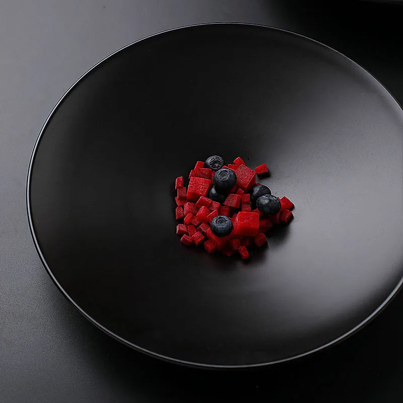 Matte Black Ceramic Plate 8/10 Inch Pasta Western Plate Restaurant Tableware Set Large Soup Bowl Cooking Dishes Kitchen Utensils
Matte Black Ceramic Plate 8/10 Inch Pasta Western Plate Restaurant Tableware Set Large Soup Bowl Cooking Dishes Kitchen Utensils