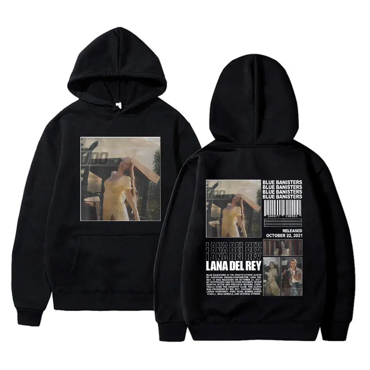 Lana Del Rey Blue Banisters Music Album Graphic Hoodie Autumn Winter Men Women Fashion Loose Oversized Sweatshirt Man Streetwear
Lana Del Rey Blue Banisters Music Album Graphic Hoodie Autumn Winter Men Women Fashion Loose Oversized Sweatshirt Man Streetwear