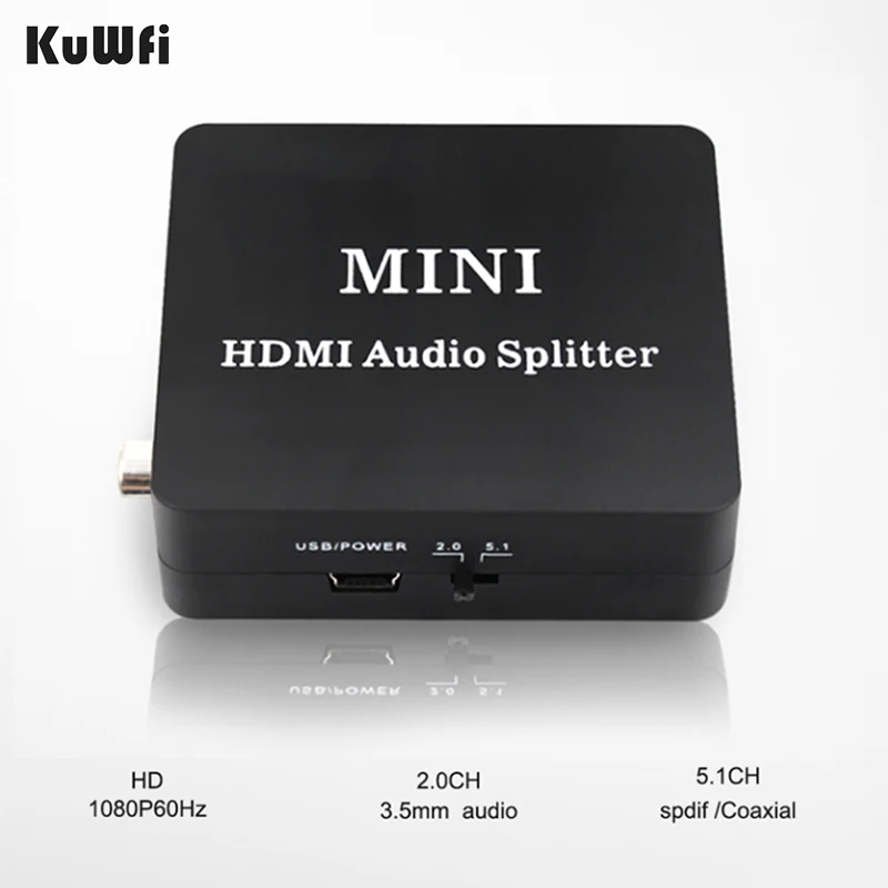 Аудиоразветвитель KuWFi 1080P HDMI, преобразователь, экстрактор HHD в HD +, аудио (SPDIF + R/L) для DVD, ТВ с USB HDMI-совместимым
Аудиоразветвитель KuWFi 1080P HDMI, преобразователь, экстрактор HHD в HD +, аудио (SPDIF + R/L) для DVD, ТВ с USB HDMI-совместимым