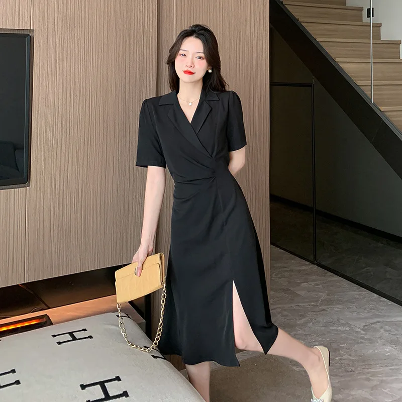 Женское облегающее платье с коротким рукавом, однотонное простое платье во французском стиле с V-образным вырезом и коротким рукавом, лето
Женское облегающее платье с коротким рукавом, однотонное простое платье во французском стиле с V-образным вырезом и коротким рукавом, лето