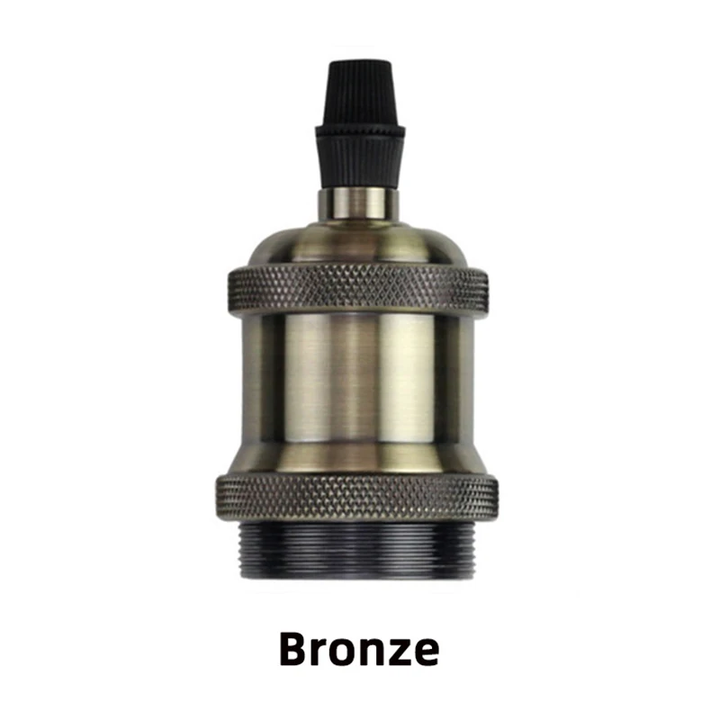 Винтажный цоколь для лампы E27 из алюминия
Винтажный цоколь для лампы E27 из алюминия