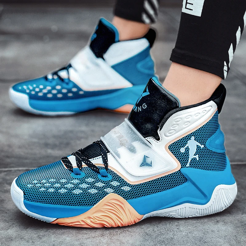 Trendy Men High-top Basketball Shoes Street Couple Basketball Sneakers Teenagers Breathable Athletic Shoes Outdoor Sport Sneaker
Trendy Men High-top Basketball Shoes Street Couple Basketball Sneakers Teenagers Breathable Athletic Shoes Outdoor Sport Sneaker