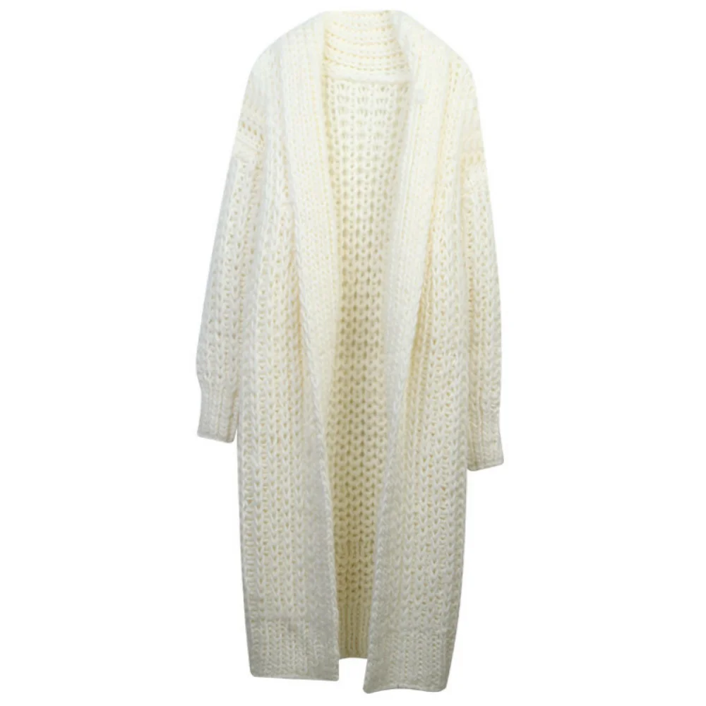 Newest Korean Lady V-neck Oversize Long Sweater Jacket Coat Women Open Stitch Sweater Lazy Hollow Out Long Cardigan Outwear Top
Newest Korean Lady V-neck Oversize Long Sweater Jacket Coat Women Open Stitch Sweater Lazy Hollow Out Long Cardigan Outwear Top