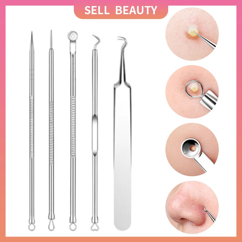 5 Blackhead Pimples Remover Gua Sha Tools Microniddle Roller For Face Wart Remover Beauty Gadgets
5 Blackhead Pimples Remover Gua Sha Tools Microniddle Roller For Face Wart Remover Beauty Gadgets