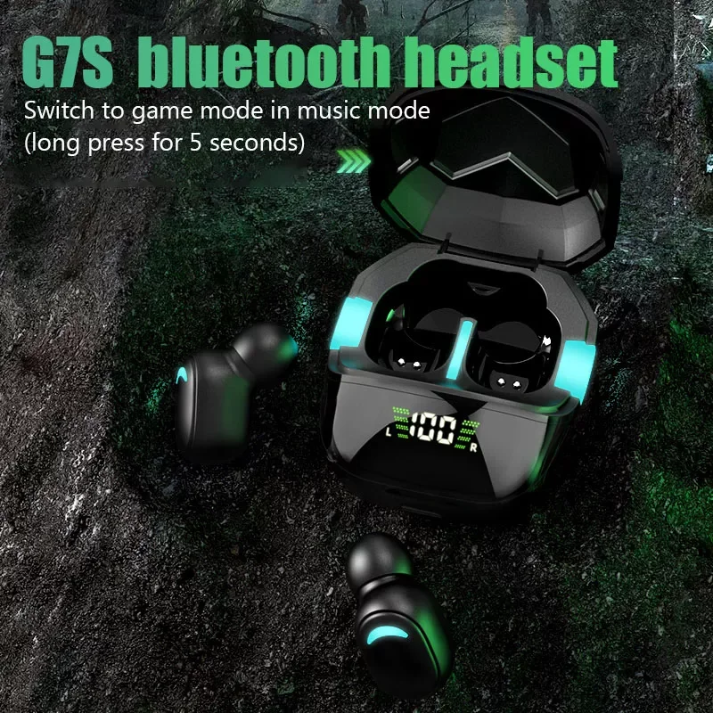 G7S TWS Gaming Wireless Headphones 5.1 Bluetooth Earphones Touch Control Noise Cancelling Sports Headset Earbuds With Microphone
G7S TWS Gaming Wireless Headphones 5.1 Bluetooth Earphones Touch Control Noise Cancelling Sports Headset Earbuds With Microphone