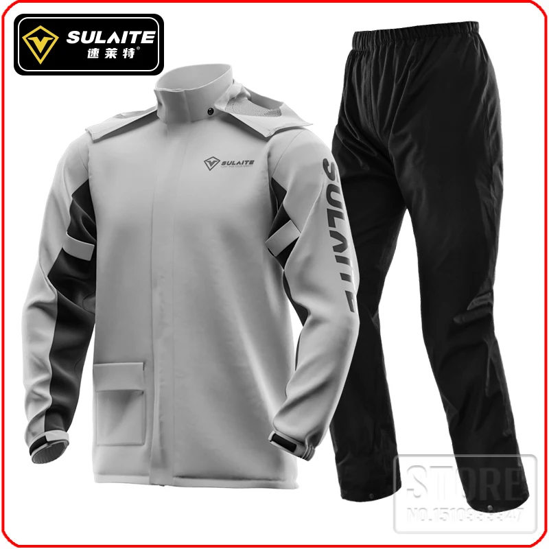 Fashion Motorcycle Rain Suit Waterproof Raincoat+Rain Pants Poncho Motorcycle Rain Jacket Motorbike Scooter Riding Rain Suit
Fashion Motorcycle Rain Suit Waterproof Raincoat+Rain Pants Poncho Motorcycle Rain Jacket Motorbike Scooter Riding Rain Suit