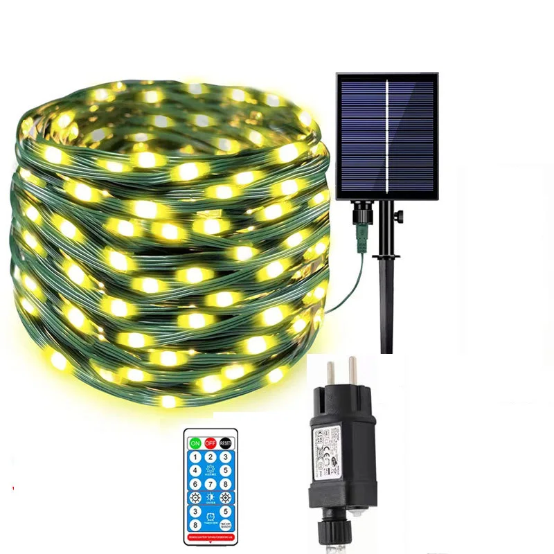 Remote control low voltage leather wire light string led light outdoor courtyard Christmas decoration solar copper wire light
Remote control low voltage leather wire light string led light outdoor courtyard Christmas decoration solar copper wire light