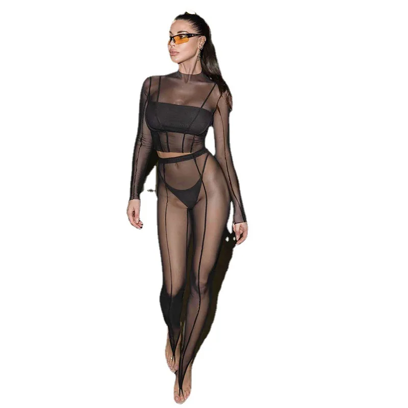 Summer Dress Ladies 2023 Women Kawaii Black Crop Top Long Sleeve And Pants Spice Suit Solid Polyester
Summer Dress Ladies 2023 Women Kawaii Black Crop Top Long Sleeve And Pants Spice Suit Solid Polyester
