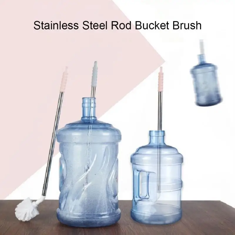 Long Handle Cleaner Brush Stainless Steel Rod Bucket Washing Brush Water Dispenser Mineral Water Plastic Bucket Cleaning Brush
Long Handle Cleaner Brush Stainless Steel Rod Bucket Washing Brush Water Dispenser Mineral Water Plastic Bucket Cleaning Brush