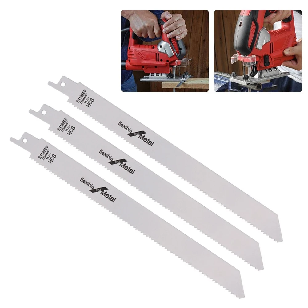 3Pcs 225mm / 8.85 Inch HCS Reciprocating Saw Blade JigSaw Blade For Wood Plastic Pruning Sharp 6TPI Jigsaw Blade S1122EF 18TPI
3Pcs 225mm / 8.85 Inch HCS Reciprocating Saw Blade JigSaw Blade For Wood Plastic Pruning Sharp 6TPI Jigsaw Blade S1122EF 18TPI