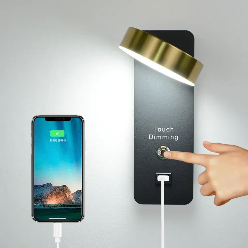 Комнатные настенные лампы с выключателем и USB-интерфейсом, модные светодиодные светильники с регулируемой яркостью, коридор, рядом с настенным бра
Комнатные настенные лампы с выключателем и USB-интерфейсом, модные светодиодные светильники с регулируемой яркостью, коридор, рядом с настенным бра