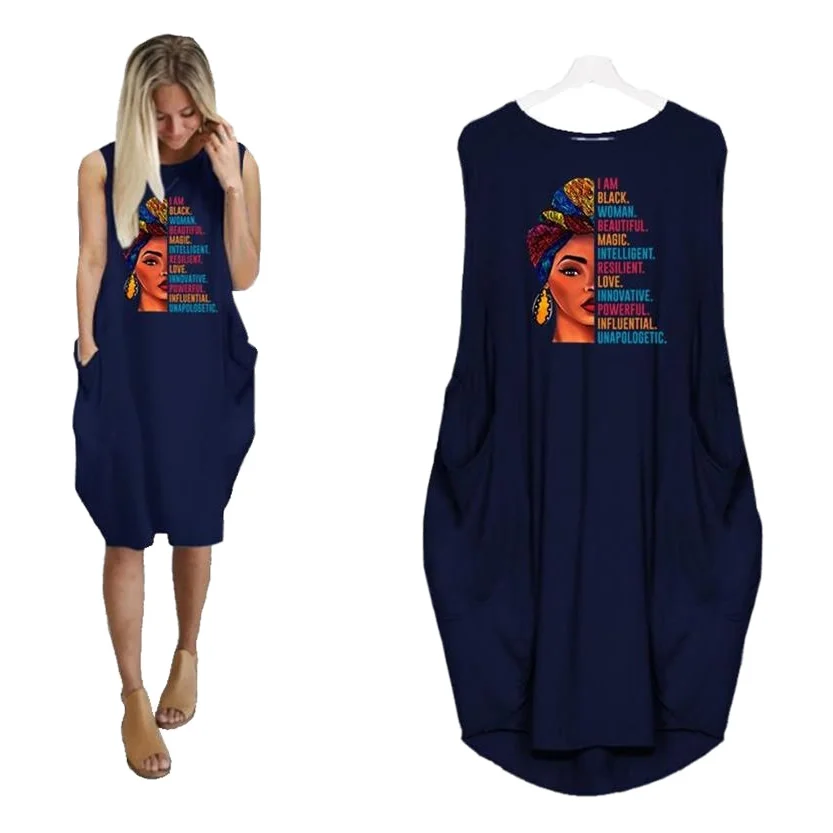 I Am A Strong Melanin Queen Casual Dress Women Clothes African Black Girl History Month Female MelaninT-shirt Dresses ,Drop Ship
I Am A Strong Melanin Queen Casual Dress Women Clothes African Black Girl History Month Female MelaninT-shirt Dresses ,Drop Ship