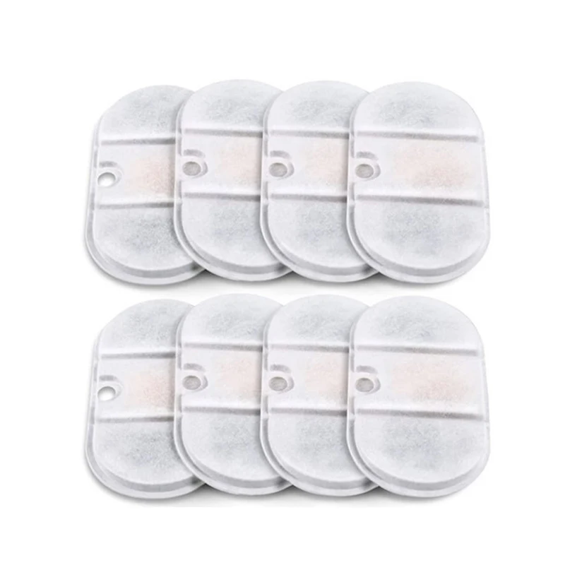 6/8pcs Cat Water Fountain Filters Activated Carbon Filter Replacement For Cat Automatic Water Dispenser Drinking Fountain Filter
6/8pcs Cat Water Fountain Filters Activated Carbon Filter Replacement For Cat Automatic Water Dispenser Drinking Fountain Filter