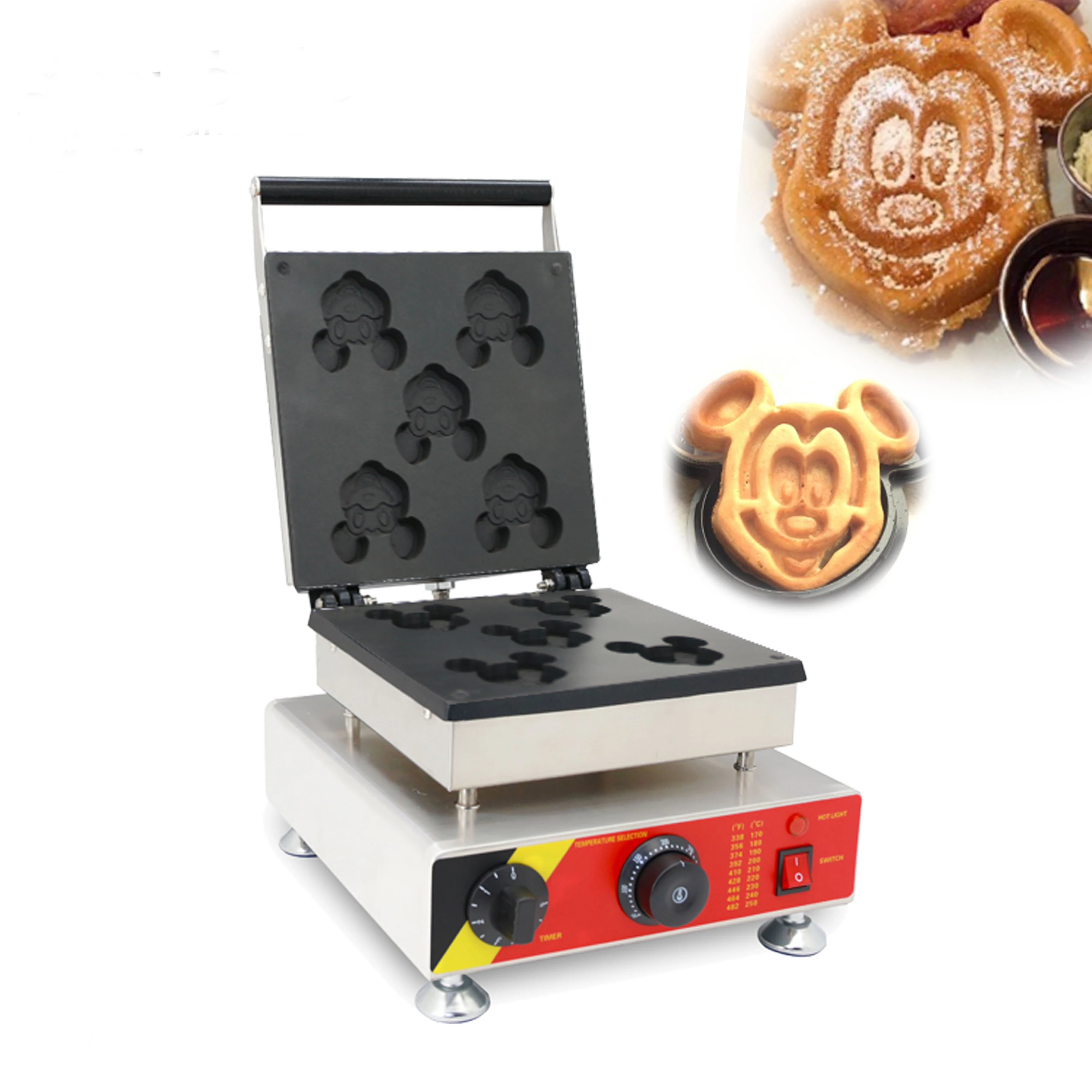 Electric Type 110v220v Micke Shape Waffle maker Machine Cartoon animal waffle baker Waffle Maker Baker Iron Pan Making Mould
Electric Type 110v220v Micke Shape Waffle maker Machine Cartoon animal waffle baker Waffle Maker Baker Iron Pan Making Mould