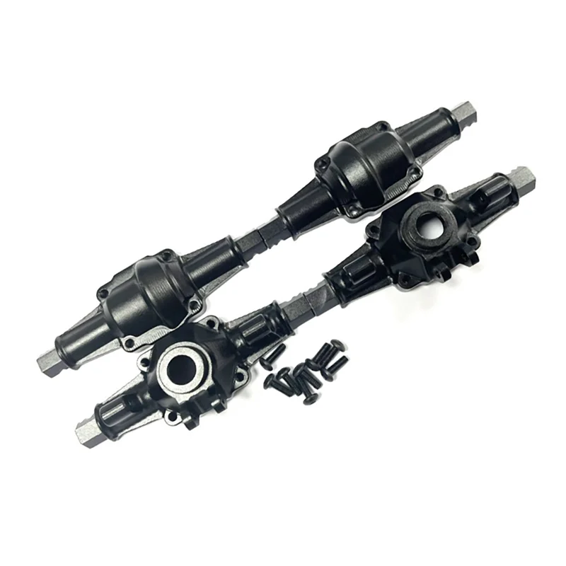 For FMS FCX24 2 Set Metal Front and Rear Axle Housing 1/24 RC Crawler Car Upgrades Parts Accessories,Black
For FMS FCX24 2 Set Metal Front and Rear Axle Housing 1/24 RC Crawler Car Upgrades Parts Accessories,Black