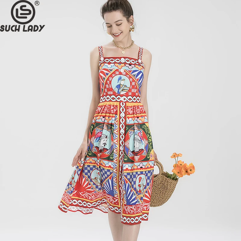 Женские платья-трапеции на бретельках с цветочным принтом, модное повседневное летнее платье, платья
Женские платья-трапеции на бретельках с цветочным принтом, модное повседневное летнее платье, платья