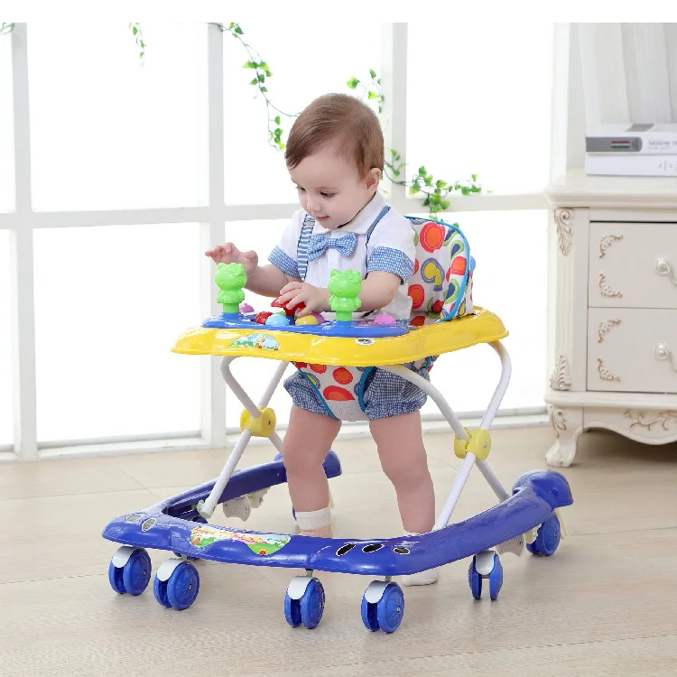 

Baby Walker Car Multifunction Baby Walker with Wheels Music Learning Walking Assistant Children Activity Adjustable Baby Walkers