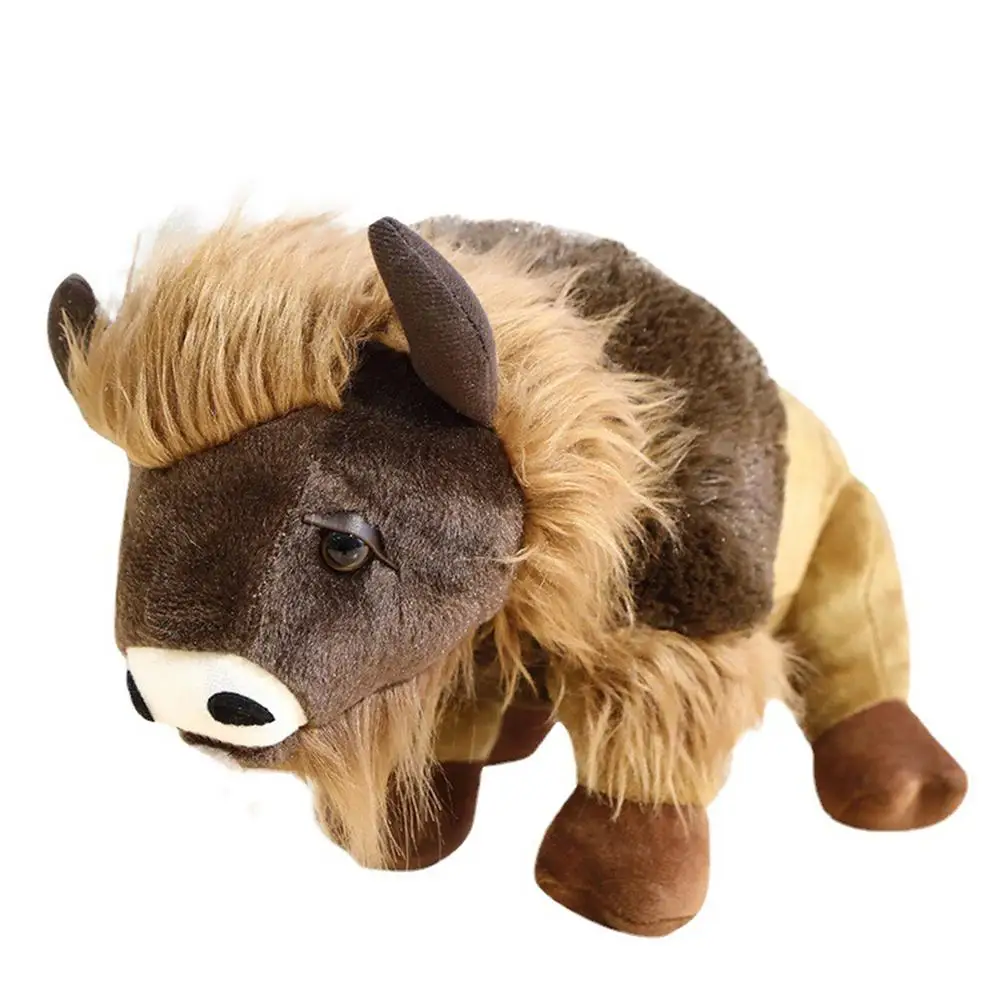 Imitation Bison Plush Doll North American Bison Prairie Animal Plush Toys For Children Gifts Home Decoration
Imitation Bison Plush Doll North American Bison Prairie Animal Plush Toys For Children Gifts Home Decoration