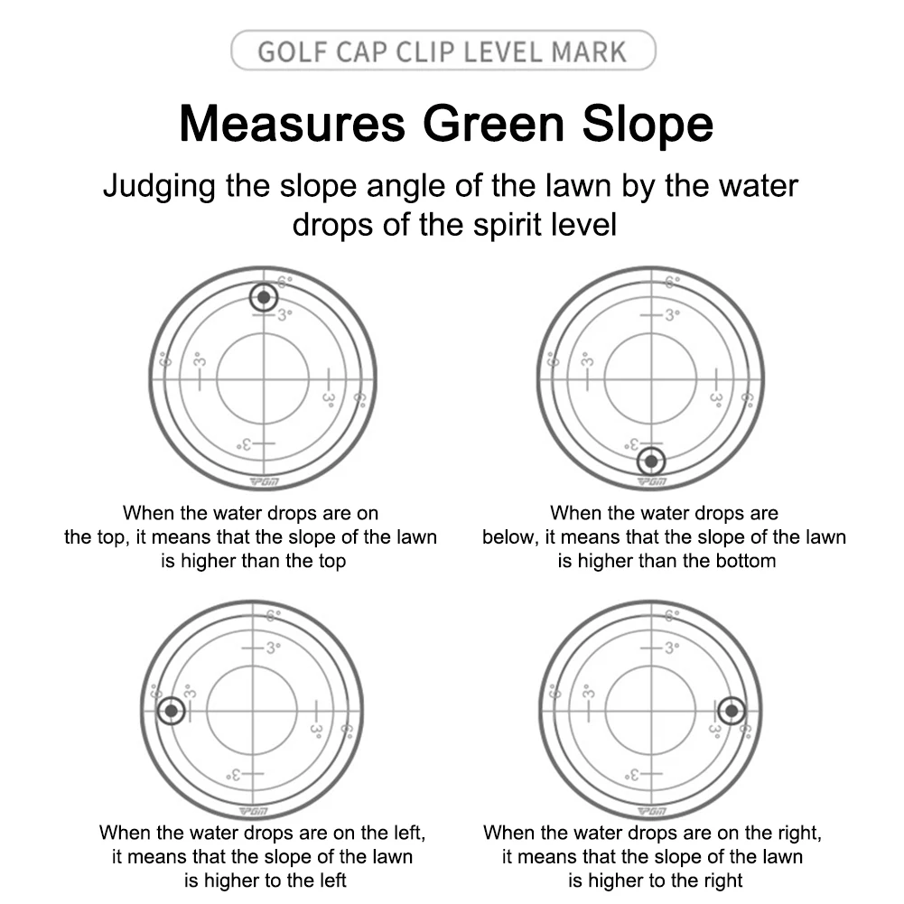 1pc Golf Slope Putting Level Reading Ball Marker & Hat Clip Outdoor Golfing Sports Training Tool - Six Colors Gift For Golfers
1pc Golf Slope Putting Level Reading Ball Marker & Hat Clip Outdoor Golfing Sports Training Tool - Six Colors Gift For Golfers
