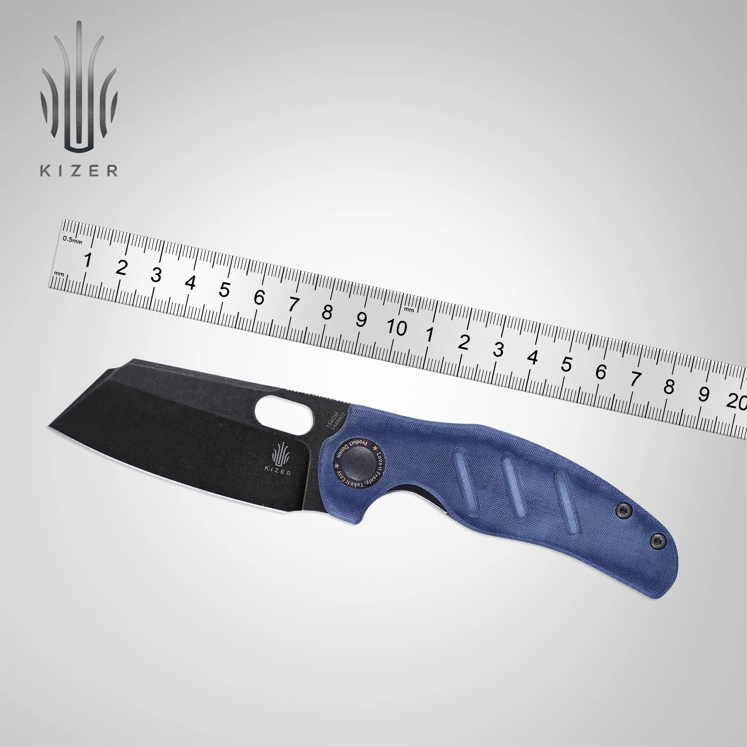 Kizer Folding Pocket Knife V4488C2 C01C 2022 New Normal Version of Sheepdog Knives with Blue Denim Micarta Handle Camping Tools
Kizer Folding Pocket Knife V4488C2 C01C 2022 New Normal Version of Sheepdog Knives with Blue Denim Micarta Handle Camping Tools