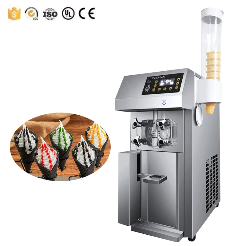 

Лучший настольный аппарат для приготовления мягкого мороженого с одним вкусом, мини-торговый автомат для приготовления молочного коктейля...