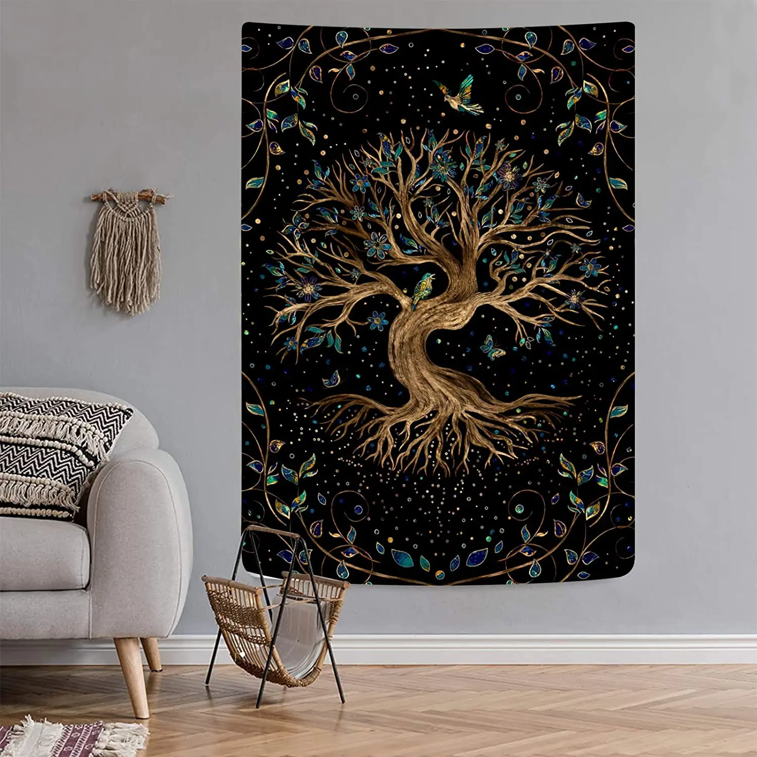 Tree of Life Tapestry Black Psychedelic Bohemian Forest Wishing Tree Tapestry Bedroom Aesthetic Mandala Psychedelic Tapestry
Tree of Life Tapestry Black Psychedelic Bohemian Forest Wishing Tree Tapestry Bedroom Aesthetic Mandala Psychedelic Tapestry