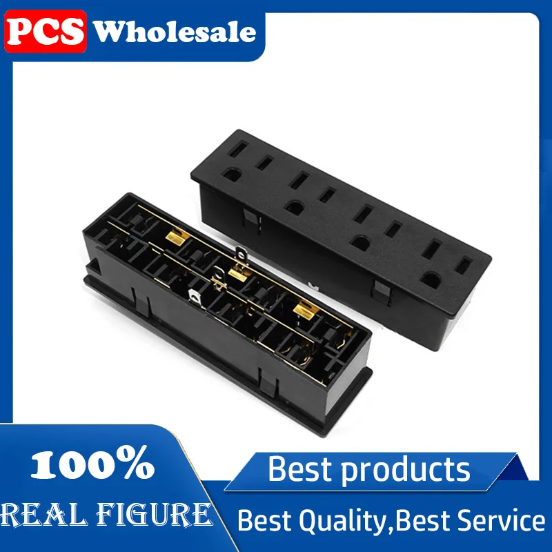 Four American standard power socket one card module power supply ul connector socket
Four American standard power socket one card module power supply ul connector socket