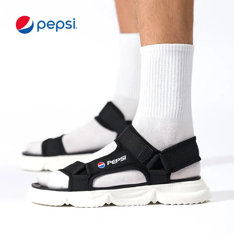 Сандалии Pepsi Cola, верхняя одежда, трендовые универсальные Спортивные Повседневные уличные пляжные тапочки на мягкой подошве для мужчин
Сандалии Pepsi Cola, верхняя одежда, трендовые универсальные Спортивные Повседневные уличные пляжные тапочки на мягкой подошве для мужчин