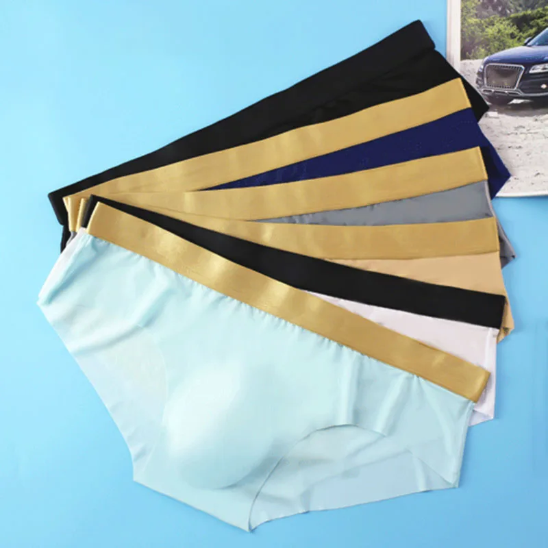 Men Seamless Underwear Ice Silk Breathable Soft Ultra-Thin Briefs with Convex Seamless Underwear Men
Men Seamless Underwear Ice Silk Breathable Soft Ultra-Thin Briefs with Convex Seamless Underwear Men