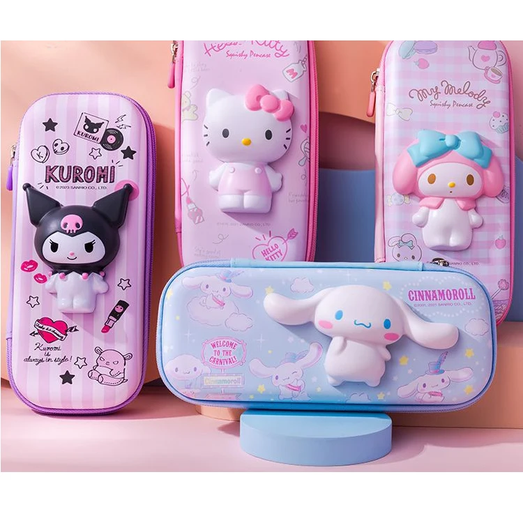 Sanrio Kuromi Decompression Pencil Bag Multifunctional Student Stationery Box Cute Cartoon Children's Pencil Case Birthday Gift
Sanrio Kuromi Decompression Pencil Bag Multifunctional Student Stationery Box Cute Cartoon Children's Pencil Case Birthday Gift