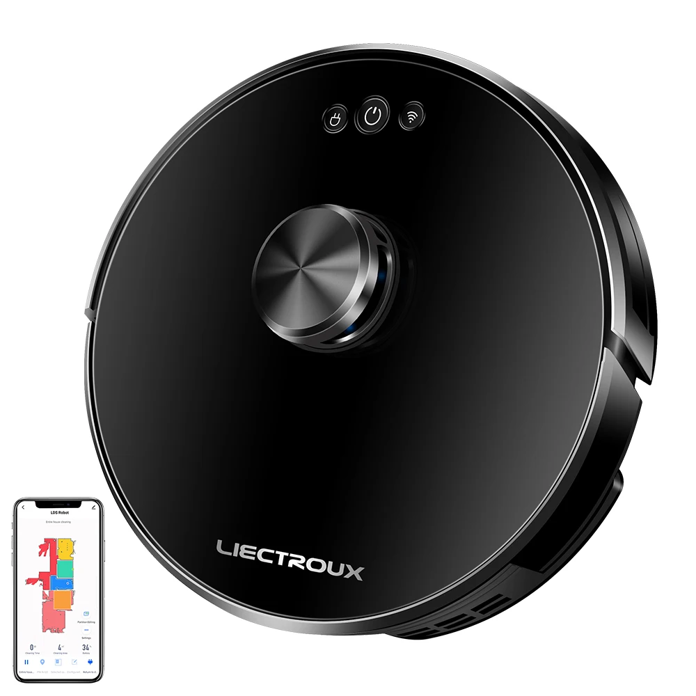 LIECTROUX XR500 Laser Robot Vacuum Cleaner,Wifi,Map Upload & Storage,Hand Drawing Virtual Blocker,Voice Guidance,Water Tank
LIECTROUX XR500 Laser Robot Vacuum Cleaner,Wifi,Map Upload & Storage,Hand Drawing Virtual Blocker,Voice Guidance,Water Tank