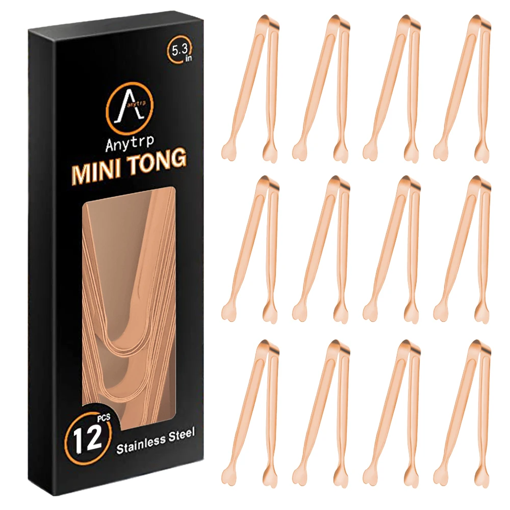 12-Packs Stainless Steel Sugar Tongs Heart Shape Head Serving Tongs 5.3Inch Ice Tongs Appetizers Tongs for Coffee Bar Tea Party
12-Packs Stainless Steel Sugar Tongs Heart Shape Head Serving Tongs 5.3Inch Ice Tongs Appetizers Tongs for Coffee Bar Tea Party