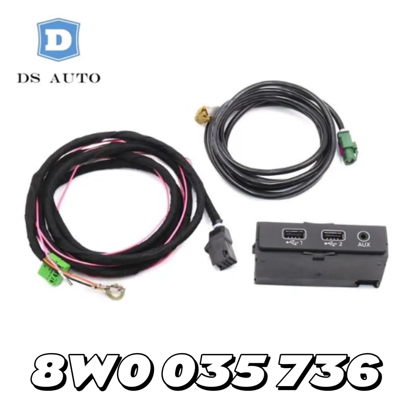 FOR Audi A4 B9 A5 B9 Q5 8W MIB 2 CarPlay MDI USB AUX IN Plug Cable 8W0 035 736 8W0035736
FOR Audi A4 B9 A5 B9 Q5 8W MIB 2 CarPlay MDI USB AUX IN Plug Cable 8W0 035 736 8W0035736
