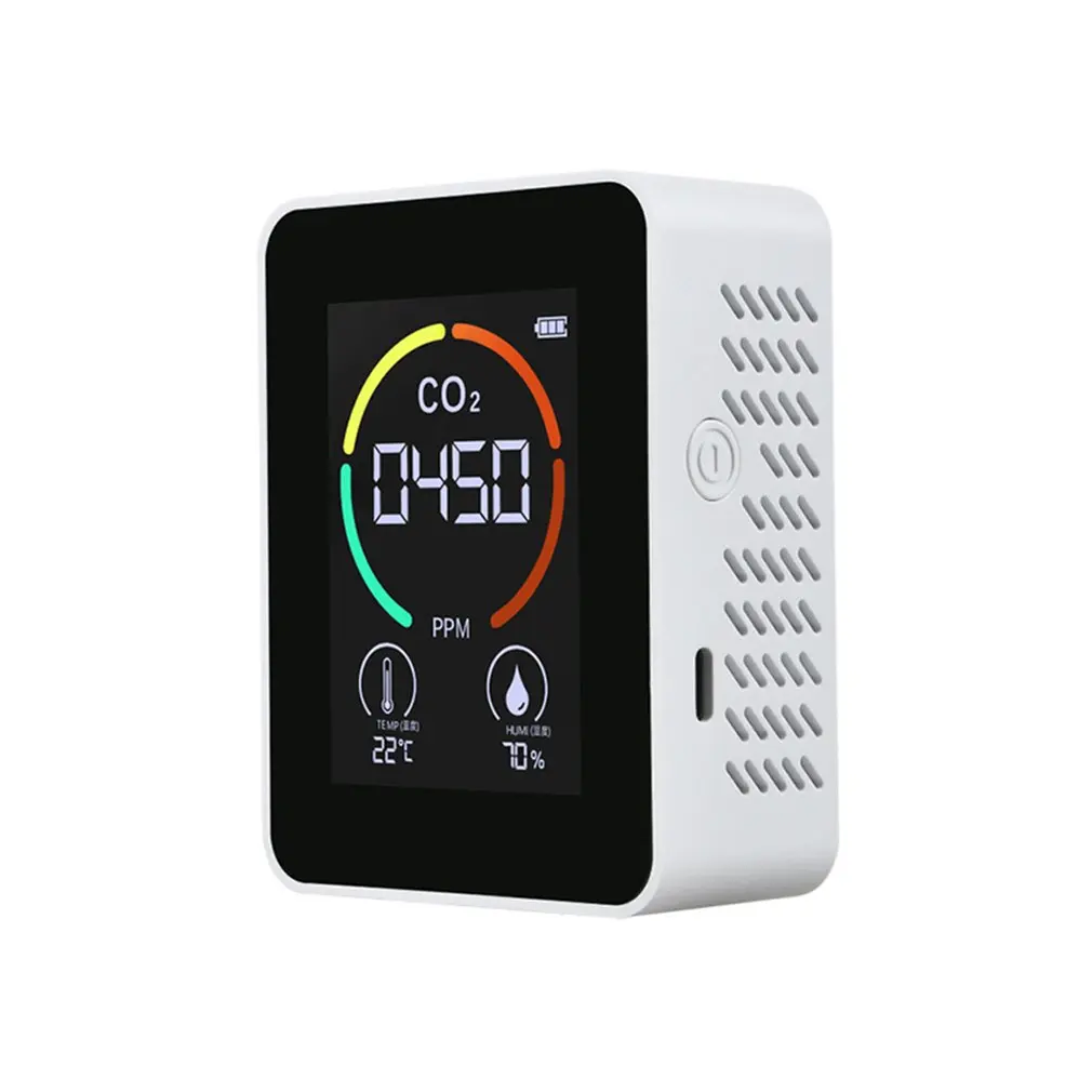 Indoor CO2 Sensor CO2 Meter Digital Air Detector Intelligent Air Quality Analyzer Household Air Pollution Gas Analyzer Detector
Indoor CO2 Sensor CO2 Meter Digital Air Detector Intelligent Air Quality Analyzer Household Air Pollution Gas Analyzer Detector