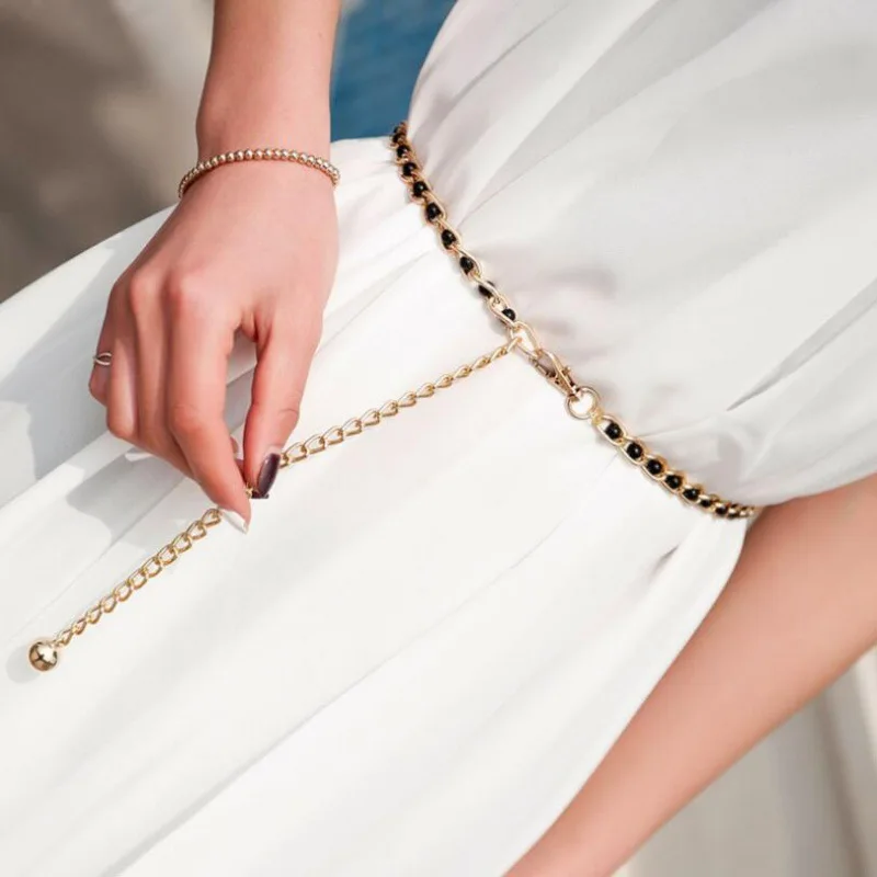 Pearl Waist Belt Ladies Metal Adjustable Thin Women Waist Chain Women Fashion Elegant Strap Dress Belts Decorative Clothess
Pearl Waist Belt Ladies Metal Adjustable Thin Women Waist Chain Women Fashion Elegant Strap Dress Belts Decorative Clothess