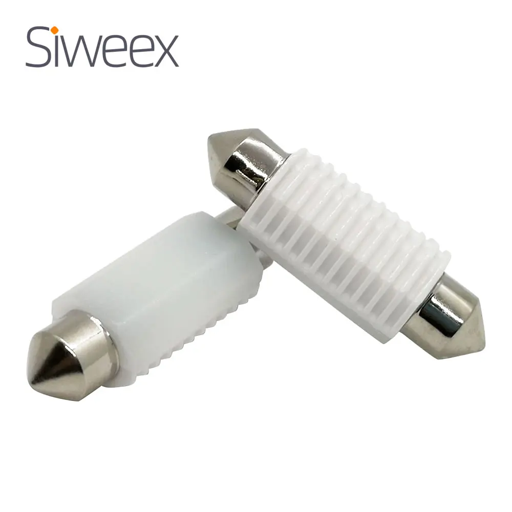 2x C5W LED 12V 24V 31mm 36mm 39mm 41mm Ceramic Shell Car Interior Light Festoon 2-3030 SMD Reading Dome Map License Plate Bulbs
2x C5W LED 12V 24V 31mm 36mm 39mm 41mm Ceramic Shell Car Interior Light Festoon 2-3030 SMD Reading Dome Map License Plate Bulbs