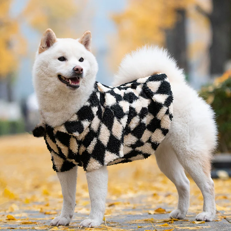 Winter Checkboard Fleece Pet Dog Clothes Puppy Clothing French Bulldog Coat Pug Costumes Jacket For Small Dogs Chihuahua Vest
Winter Checkboard Fleece Pet Dog Clothes Puppy Clothing French Bulldog Coat Pug Costumes Jacket For Small Dogs Chihuahua Vest